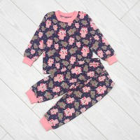 Піжама для дівчинки штани та джемпер з начосом Коти 19742