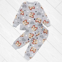 Піжама для дівчинки штани та джемпер з начосом Коти 19744