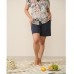 Піжама жіночій шорти та футболка малюнок 19360