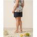 Піжама жіночій шорти та футболка малюнок 19360