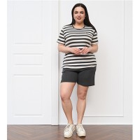 Піжама жіночій шорти та футболка в смужку 19364