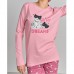 Жіноча піжама Два коти рожеві 12128