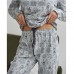 Жіночий костюм з штанами Сови 12146