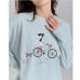 Жіноча піжама з штанами Дівчина на велосипеді 12426