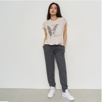 Комплект жіночий штани та футболка Пір'я 14019