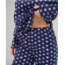 Жіноча піжама з штанами на флісі 14020