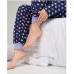 Жіноча піжама з штанами на флісі 14020