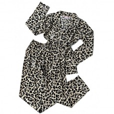 Піжама жіноча сорочка та штани тигрова 14079