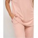 Комплект жіночий штани та футболка персиковий 14363