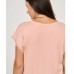 Комплект жіночий штани та футболка персиковий 14363