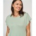 Комплект жіночий штани та футболка зелений 14365