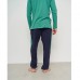 Піжама чоловіча з штанами зелена 14495