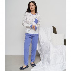Жіноча піжама штани та кофта з довгим рукавом 14499