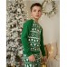 Зелена Піжама для хлопчика штани та кофта Новорична 14878