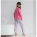Пижама для девочки с штанами Лисички 9071