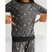 Пижама для девочки с штанами Новогодняя 9072