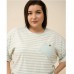 Піжама штани та футболка жіноча в смужку 19171 Піжама штани та футболка жіноча в смужку 19171