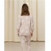 Піжама жіноча штані і сорочка кремова з малюнком 19180 Піжама жіноча штані і сорочка кремова з малюнком 19180