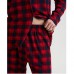 Піжама чоловіча штани та сорочка в клітку 19190