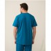 Піжама чоловіча штани та футболка бірюзова 19192