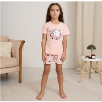Піжама для дівчинки шорти та футболка 19195