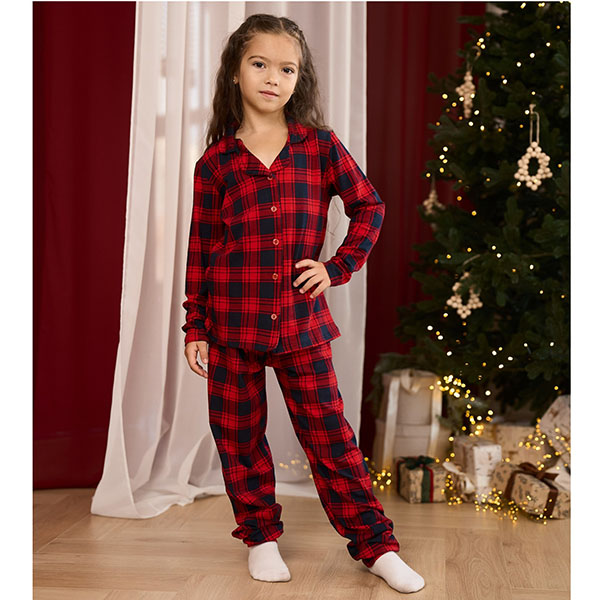 Піжама для дівчинки з штанами 19204 Піжама для дівчинки з штанами 19204