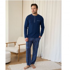 Піжама чоловіча з штанами в клітинку 19216