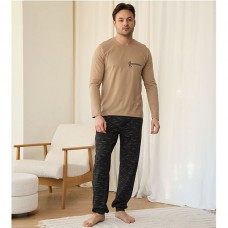 Піжама чоловіча з штанами в клітинку 19217