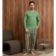 Піжама чоловіча з штанами в клітинку 19221