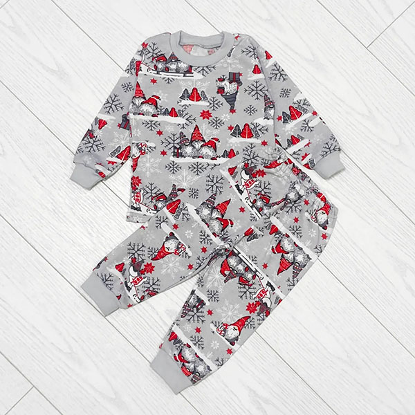 Піжама дитяча з штанами Новорічна 19227 Піжама дитяча з штанами Новорічна 19227