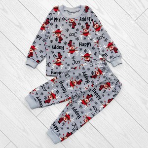 Піжама дитяча з штанами Новорічна 19228