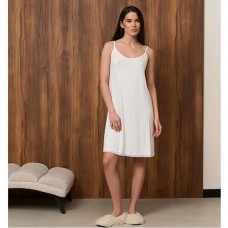 Нічна Сорочка жіноча кремова 19151