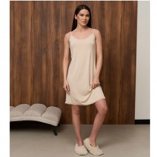Нічна Сорочка жіноча бежева 19153