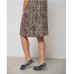 Нічна Сорочка жіноча з коротким рукавом Леопардовая 14891