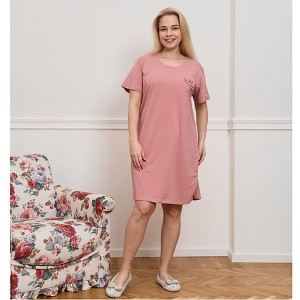 Туніка жіноча рожева з написом 19440