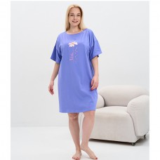 Туніка жіноча бузкова Квітка 19443