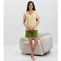 Піжама жіноча шорти і футболка Лімони 19709