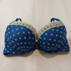 Бюстгальтер жіночий блакитний на поролоні Weiyesi 0814