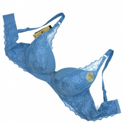 Бюстгальтер жіночій з пуш-ап Blue Rose блакитний 01002