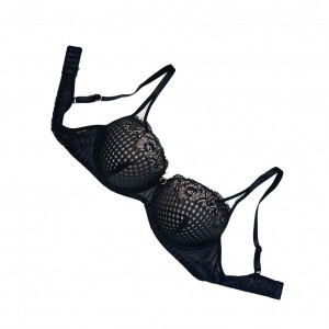 Бюстгальтер жіночий чорно-бежевий без пуш-ап Weiyesi 01212