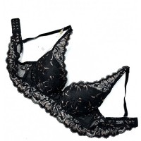Бюстгальтер жіночий чорно-бежевий Weiyesi 01154