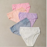 Жіночі труси сліпи однотонні 19694 - 5 шт