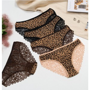 Жіночі труси бразиліана малюнок 19696 - 5 шт