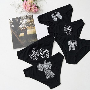 Труси жіночі сліпи чорні 19702 - 5 шт