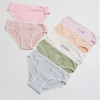 Жіночі труси сліпи однотонні Напис 19760 - 7 шт