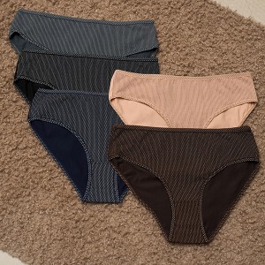 Труси жіночі стрінги в горошок 19772 - 5 шт