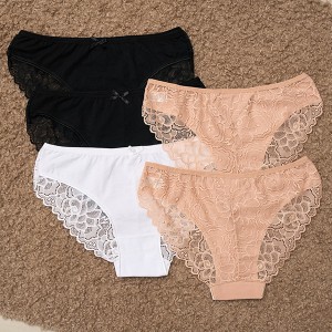 Труси жіночі бразиліана однотонні 19774 - 5 шт