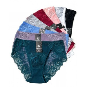 Жіночі труси бразиліана з мереживом Anttifu 01179 - 1 шт