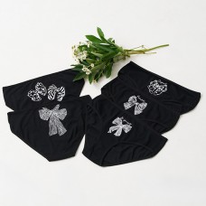 Жіночі труси сліпи бавовна малюнок 19394 - 5 шт