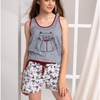 Пижама женская Кошка 4805